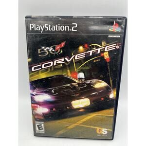 Corvette (Sony PlayStation 2, 2004) CIB Console Complete With Manual